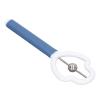 Tongue Tip Exerciser, Blue and White Tongue Training Tool, Portable, Ergonomic, Gourd Shape, Metal and Plastic for Clear Speech for Child (Blue White) view 2