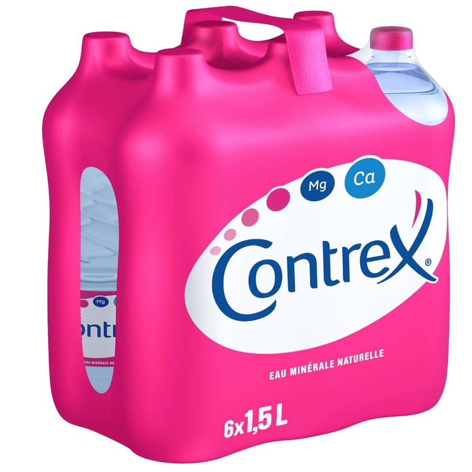 Contrex Natural mineral water 6X1.5L - Pack of 3