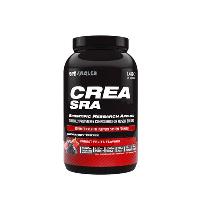 Out Angled Creatine Monohydrate CREA SRA 1.4kg, Forest Fruit Flavour, Muscle Recovery and Strength Building