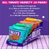 Olly's Pretzel Thins, New Variety Pack, 35g (Pack of 10), x2 Salted, x2 Multi Seeded, x2 Sour Cream, x2 Sweet Chilli x2 Cheesy, Low Calorie Snacks, Low Fat, Source of Fibre, No Preservatives view 2