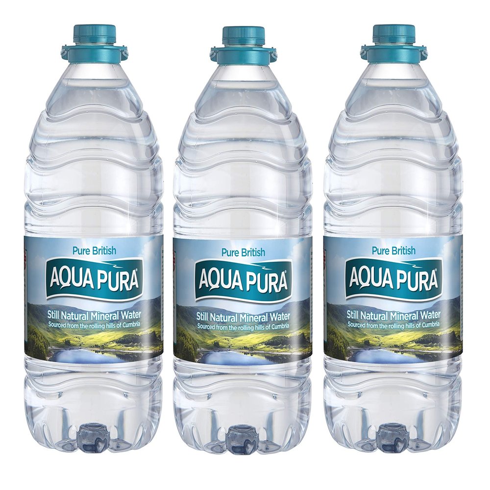 Aqua Pura Still Natural Mineral Water | 5L (Pack of 3) | Pure British | Groundwater | Natural Refreshment | Stay Cool and Refreshed