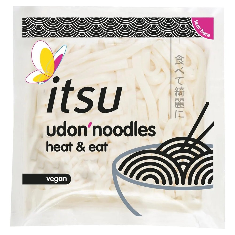 itsu Udon Noodles 150g | Japanese-Style Wheat Noodles | Restaurant Quality | Pack of 15