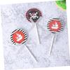 Didiseaon 60pcs Creative Pirate Birthday Party Supplies Happy Birthday Topper Cupcake Toppers Dessert Decor view 3