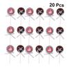 Didiseaon 60pcs Creative Pirate Birthday Party Supplies Happy Birthday Topper Cupcake Toppers Dessert Decor view 4