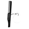 Beaupretty Portable Folding Comb Keychain and Oval Mirror Fine Tooth Pocket Comb for Men Multipurpose Lightweight Travel Accessory view 1