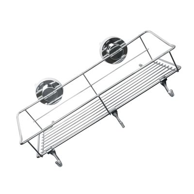 DELURA Soap Dish Holder Organizer Basket Storage Rack No Punching Shelf/308