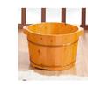 SilteD Sauna BucketPure Wood Bathtub BucketHandmade Sauna Accessories For Footbath TubsFoot Relaxing Bath Barrel (Color : B) Present view 3
