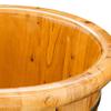 Foot Barrel,Massage Wood Bath Bucket,Handmade,footbaths Smooth Surface,Bathroom Accessories Present view 3
