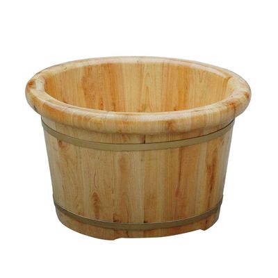 Foot Barrel,Massage Wood Bath Bucket,Handmade,footbaths Smooth Surface,Bathroom Accessories Present