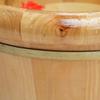 Foot Barrel,Massage Wood Bath Bucket,Handmade,footbaths Smooth Surface,Bathroom Accessories Present view 2