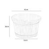 Foot Barrel,Massage Wood Bath Bucket,Handmade,footbaths Smooth Surface,Bathroom Accessories Present view 3