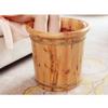SilteD Sauna BucketPure Wood Bathtub BucketHandmade Sauna Accessories For Footbath TubsFoot Relaxing Bath Barrel Present view 3