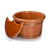 Foot Barrel,Massage Wood Bath Bucket,Handmade,footbaths Smooth Surface,Bathroom Accessories Present view 2