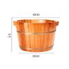 Foot Barrel,Massage Wood Bath Bucket,Handmade,footbaths Smooth Surface,Bathroom Accessories Present view 4