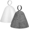 Beavorty Lightweight Sauna Hat for Men Women Felt Bath Hat Portable Stylish Design view 1