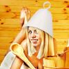 Beavorty Lightweight Sauna Hat for Men Women Felt Bath Hat Portable Stylish Design view 3