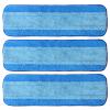 AmaVins Microfiber Cleaning Pads for Bona Mop, Reusable Microfiber Mop Pads , 3 Pack Washable Mop Pads, No Residue, Super-Absorbent, 18 Inch Mop Pads view 1