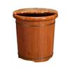 SilteD Sauna BucketPure Wood Bathtub BucketHandmade Sauna Accessories For Footbath TubsFoot Relaxing Bath Barrel Present view 1