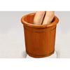 SilteD Sauna BucketPure Wood Bathtub BucketHandmade Sauna Accessories For Footbath TubsFoot Relaxing Bath Barrel Present view 2