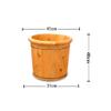 Foot Barrel,Massage Wood Bath Bucket,Handmade,footbaths Smooth Surface,Bathroom Accessories Present view 4