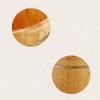 Foot Barrel,Massage Wood Bath Bucket,Handmade,footbaths Smooth Surface,Bathroom Accessories (Color : B) Present view 4