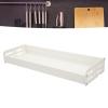DAUZ Shower Shelves, Spice Rack Organizer, Detachable Aluminum Wall Mount Space for Kitchen (White) view 3