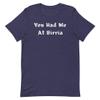 Teegarb Letter Blanket Humorous Birria Hispanic Tortilla Tacos Nachos Enthusiast Novelty Mexico 2, Heather Midnight Navy, M view 1