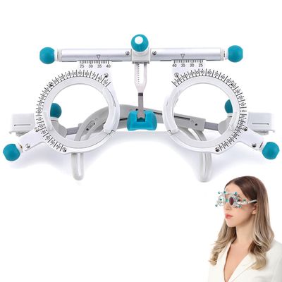 Adjustable Optical Optic Trial Lens Frame Eye Test Glasses Optometry Optician Easily Changeable Cylinder Axis Fully Adjustable Temple Length and Nose Rest,FullRim