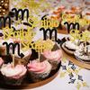 12Pcs Scorpio cake topper, Big Scorpio Energy/Scorpio Season Cake Decor, 12 constellation October December Birthday Cupcake Decoration, Horoscope Astrology Birthday Party Supplies, Gold Glitter view 4