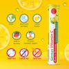 German Vitamin C 140 Drink Effervescent Tablets  Lemon/Lime Flavour, Sugarfree, Vegan  180 mg Vitamin C  T&D Pharma  Made in Germany view 3