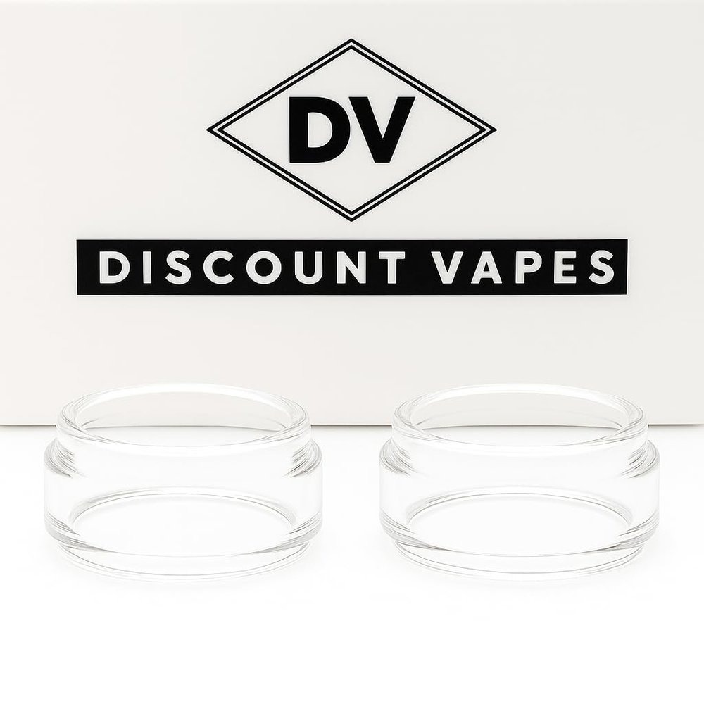 2-Pack Bubble Glass Compatible with SMOK TFV-Mini V2 Tank (TFV8 Baby V2)