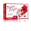 Ali Baba Rose Flavoured Turkish Delight (Gul Aromali Lokum) | Gourmet Sweet Confection with Elegant Packaging | A Lovely Treat and Gift for Special Occasions | 350g view 1