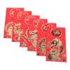 OFFSCH 6pcs Red Envelope Bag Spring Festival Packet Money Pouches Luck Money Bag Chinese Year Red Envelopes Year Party Decorations view 1