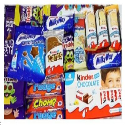 Kids Chocolate Gift Hamper With Freddo, MilkyWay, Kinder Delicious Tasty And Twisty Treat Gift Hamper For Birthday,Christmas Sold By Kidzbuzz