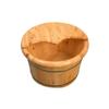 SilteD Wooden Foot Basin,Solid Wood Foot Tub, Pedicure Bowl Spa Massage Pedicure Barrels Household Foot Bath Barrelmassager Present view 1