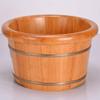 Foot Barrel,Massage Wood Bath Bucket,Handmade,footbaths Smooth Surface,Bathroom Accessories (Color : B) Present view 4