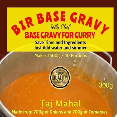 (BIR) Base Gravy for Curry 300g (Makes 1.5kg) | Make Restaurant Style Curries