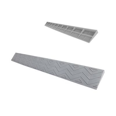 Indoor Threshold Ramps, Non-Slip Wheelchair Ramp,Sweeping Robot RampPortable Threshold Ramp (Color : Gray, Size : 100x8x2.5cm/39.4x3.1x1in)