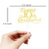 Happy 10th Birthday Cake Topper 10th Birthday Cake Toppers for girls, 10th Cake Topper, Golden Birthday cake topper, Birthday Cake Topper For Tenth, Birthday Decorations for Cake view 2