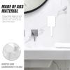 Alipis 4pcs Wall Hooks for Bathroom Razor Stand and Shaving Brush Holder White for Shower Hooks and Razor Storage Shaving Brush Display Stand view 4