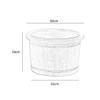SilteD Wooden Foot Basin,Solid Wood Foot Tub, Pedicure Bowl Spa Massage Pedicure Barrels Household Foot Bath Barrelmassager (Color : B) Present view 3