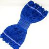 String Mop Head Looped-End Wet Refill Replacement Heavy Duty Cotton Commercial Industrial Grade Floor Cleaning Removable Washable - Blue view 1