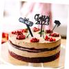 Abaodam 60pcs Graduation Cupcake Toppers Delicate Cupcake Decorations for Graduation Dessert Cake Picks for Party Tableware view 3