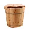 SilteD FootbathWooden Foot Bath Barrel,Smooth And Delicate Pedicure Barrels Pedicure Bowl Spa Massage For Soaking Feet Massager Foot Tub Present view 1