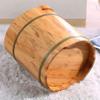 SilteD FootbathWooden Foot Bath Barrel,Smooth And Delicate Pedicure Barrels Pedicure Bowl Spa Massage For Soaking Feet Massager Foot Tub Present view 4