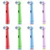 8 Count Kids Replacement Heads Compatible with Braun Oral B Electric Toothbrush, Ultra Soft Bristles, Ideal for Kids. view 1
