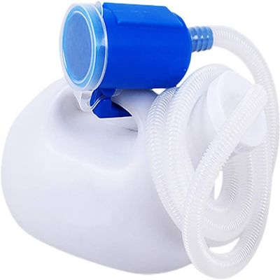 EFARMA Pee Bottle,Portable Urinal,Men's Male Bed Urinal Potty Pee Bottle 2000ML Collector with 1.6M Tube