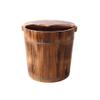 SilteD FootbathWooden Foot Bath Barrel,Smooth And Delicate Pedicure Barrels Pedicure Bowl Spa Massage For Soaking Feet Massager Foot Tub Present view 1