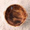 SilteD FootbathWooden Foot Bath Barrel,Smooth And Delicate Pedicure Barrels Pedicure Bowl Spa Massage For Soaking Feet Massager Foot Tub Present view 3