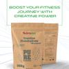 Nutriodol Creatine Monohydrate Powder | Selected Premium Micronised Quality | Pre-Workout & Post-Workout Supplement for Muscle Performance & Recovery. (Unflavoured 350g) view 4